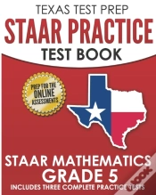 Capa do artigo Texas Test Prep Staar Practice Test Book Staar Mathematics Grade 5