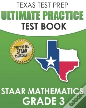 Capa do artigo Texas Test Prep Ultimate Practice Test Book Staar Mathematics Grade 3