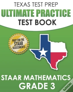 Capa do artigo Texas Test Prep Ultimate Practice Test Book Staar Mathematics Grade 3
