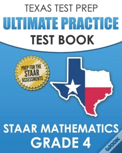 Capa do artigo Texas Test Prep Ultimate Practice Test Book Staar Mathematics Grade 4