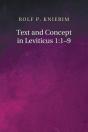 Text And Concept In Leviticus 1:1-9 - Preview