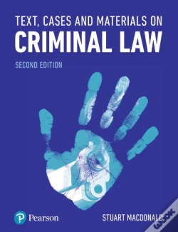 Capa do artigo Text, Cases And Materials On Criminal Law