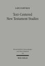 Text-Centered New Testament Studies - Preview