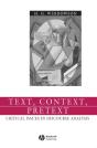 Text, Context, Pretext - Preview