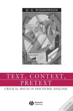 Capa do artigo Text, Context, Pretext