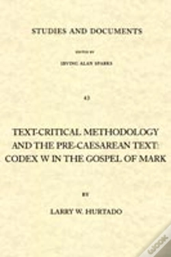 Capa do artigo Text-Critical Methodology And The Pre-Caesarean Text