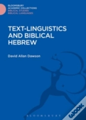 Text-Linguistics And Biblical Hebrew