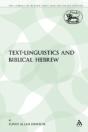 Text-Linguistics And Biblical Hebrew - Preview
