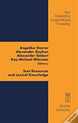 Capa do artigo Text Resources And Lexical Knowledge