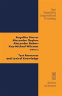 Text Resources And Lexical Knowledge