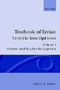 Textbook Of Syrian Semitic Inscriptions: I. Hebrew And Moabite Inscriptions - Preview