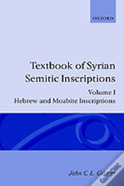 Capa do artigo Textbook Of Syrian Semitic Inscriptions: I. Hebrew And Moabite Inscriptions