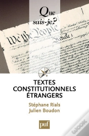Capa do artigo Textes Constitutionnels Étrangers (13e Édition)