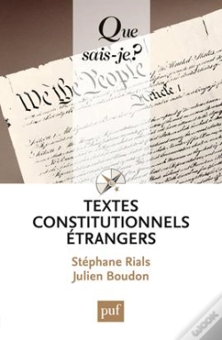 Capa do artigo Textes Constitutionnels Étrangers