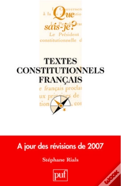 Capa do artigo Textes Constitutionnels Français (20e Édition)