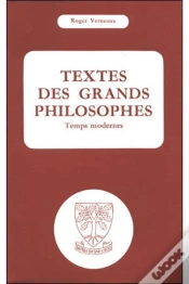 Capa do artigo Textes Des Grands Philosophes : Temps Modernes