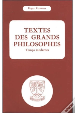 Capa do artigo Textes Des Grands Philosophes : Temps Modernes
