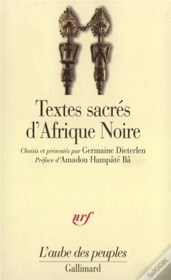 Capa do artigo Textes Sacres D'Afrique Noire