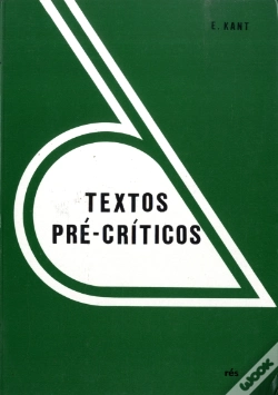 Capa do artigo Textos Pré-Críticos