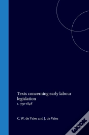 Capa do artigo Texts Concerning Early Labour Legislation