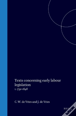Capa do artigo Texts Concerning Early Labour Legislation