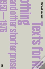 Capa do artigo Texts For Nothing And Other Shorter Prose, 1950-1976