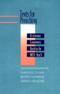 Texts For Preaching - Year B - Preview