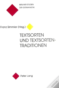 Capa do artigo Textsorten Und Textsortentraditionen