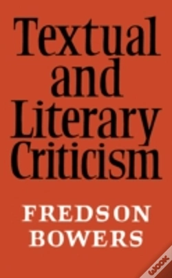 Capa do artigo Textual And Literary Criticism