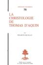 Th N°76 - La Christologie De Thomas D'Aquin - Preview