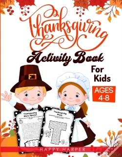 Capa do artigo Thanksgiving Activity Book For Kids Ages 4-8