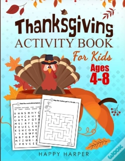 Capa do artigo Thanksgiving Activity Book For Kids Ages 4-8