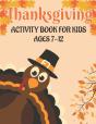 Thanksgiving Activity Book For Kids Ages 7-12 - Preview