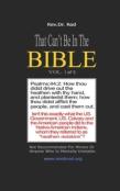 That Can'T Be In The Bible Vol. 1 By Rev. Dr. Rod