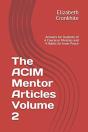 The Acim Mentor Articles Volume 2 - Preview