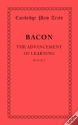 Capa do artigo The Advancement Of Learning: Book I