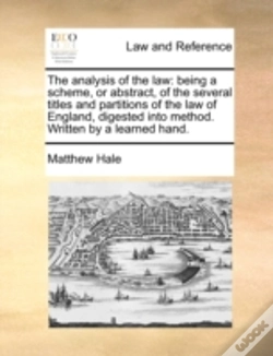 Capa do artigo The Analysis Of The Law: Being A Scheme,