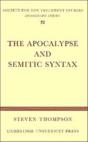 The Apocalypse And Semitic Syntax - Preview