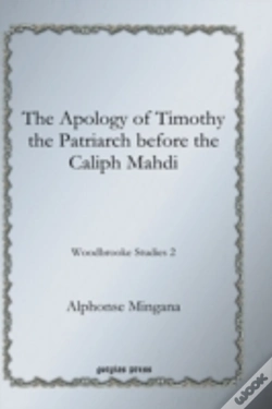 Capa do artigo The Apology Of Timothy The Patriarch Bef