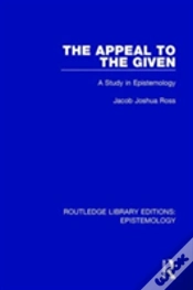 Capa do artigo The Appeal To The Given