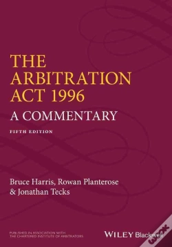 Capa do artigo The Arbitration Act 1996