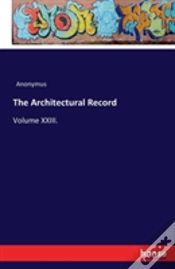 Capa do artigo The Architectural Record
