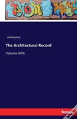 Capa do artigo The Architectural Record