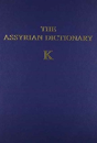 The Assyrian Dictionary, Volume 8, K - Preview