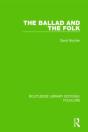 The Ballad And The Folk (Rle Folklore) - Preview