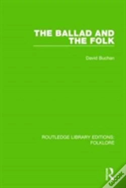Capa do artigo The Ballad And The Folk (Rle Folklore)