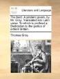 The Bard. A Pindaric Poem, By Mr. Gray. - Preview