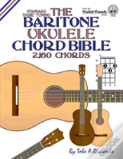 Capa do artigo The Baritone Ukulele Chord Bible: Dgbe Standard Tuning 2,160 Chords