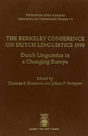 The Berkeley Conference On Dutch Linguistics 1993 - Preview