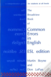 Capa do artigo The Broadview Book Of Common Errors In English  Esl Edition